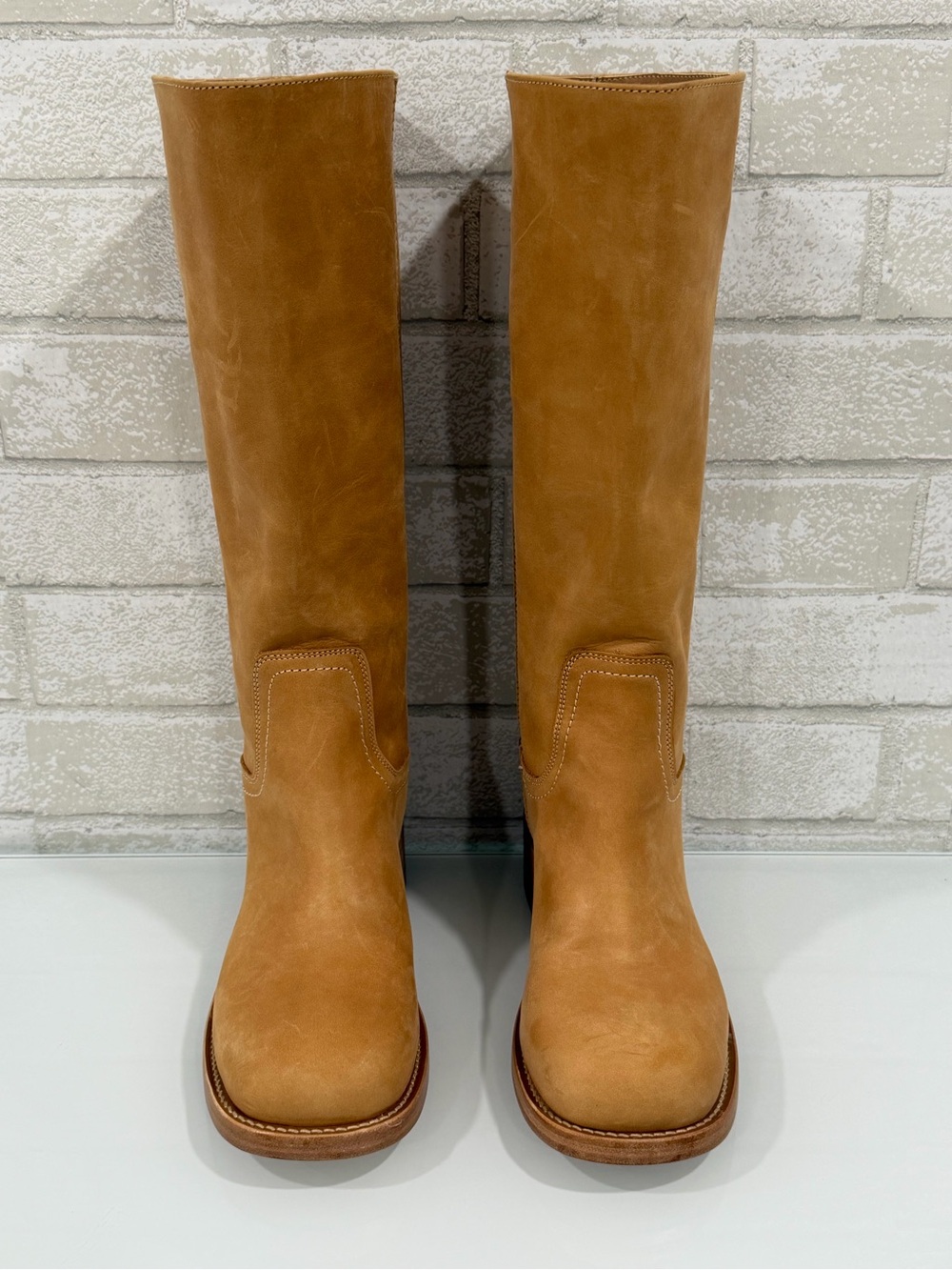 STEVE MADEN RIGGS BANANA LEATHER BOOTS - SIZE - 8.5 .US - Picture 3 of 16